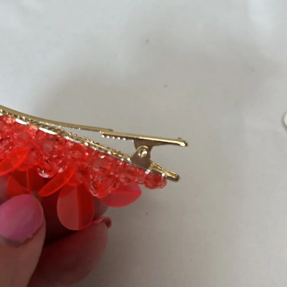 Crewcuts BT665 2-pack beaded hair clips NWT